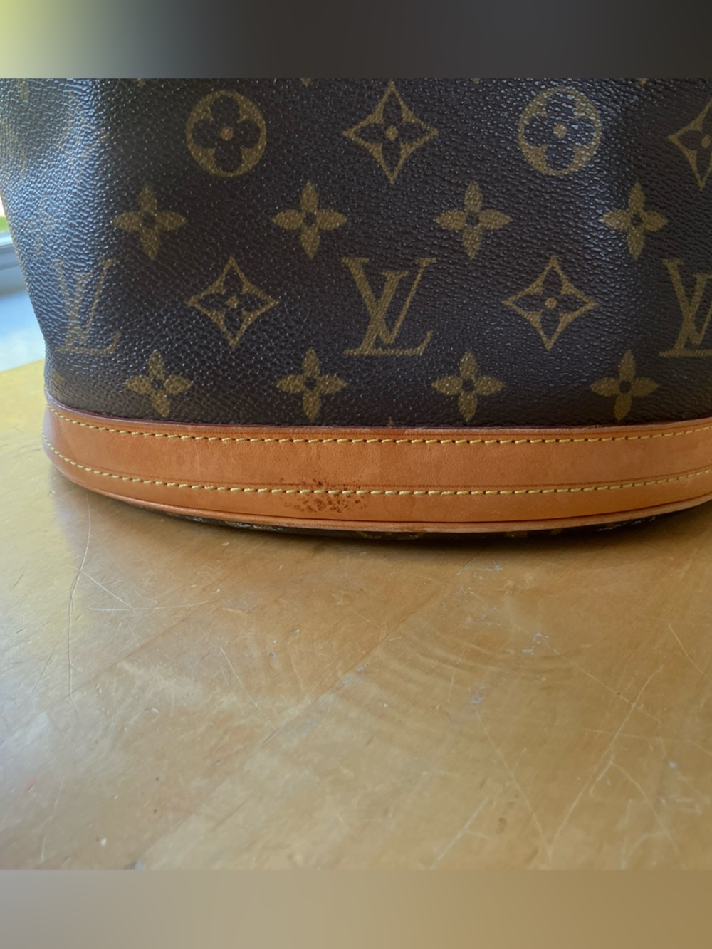 Louis Vuitton Monogram Bucket Bag in Brown and Tan - Picture 4 of 16
